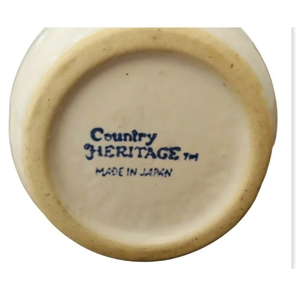 Vintage‎ Country Heritage Blue Floral Creamer Cup